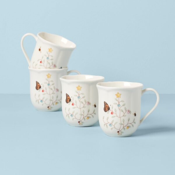 Butterfly Meadow Seasonal Mugs, S/4