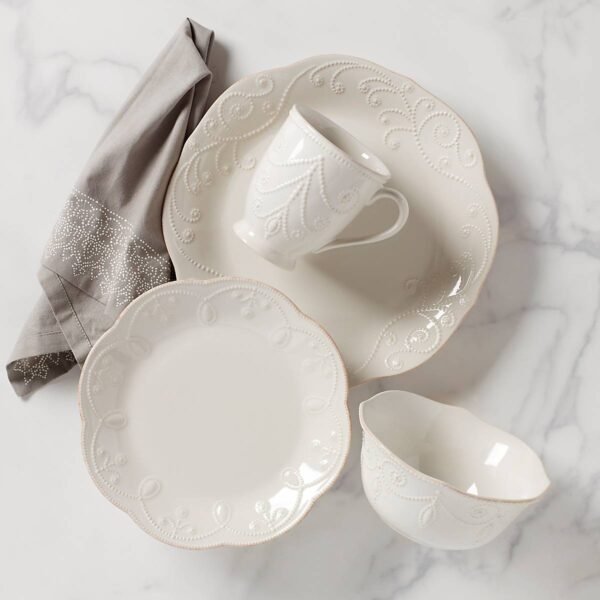 French Perle 4-Piece Place Setting