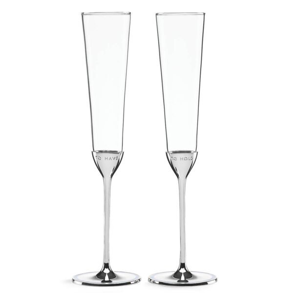 Take The Cake 2-Piece Champagne Flute Set