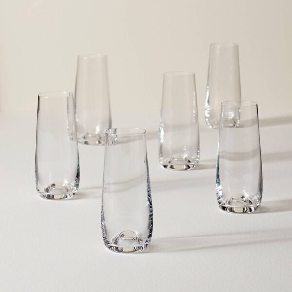 Tuscany Classics Stemless Flute Set, Buy 4 Get 6
