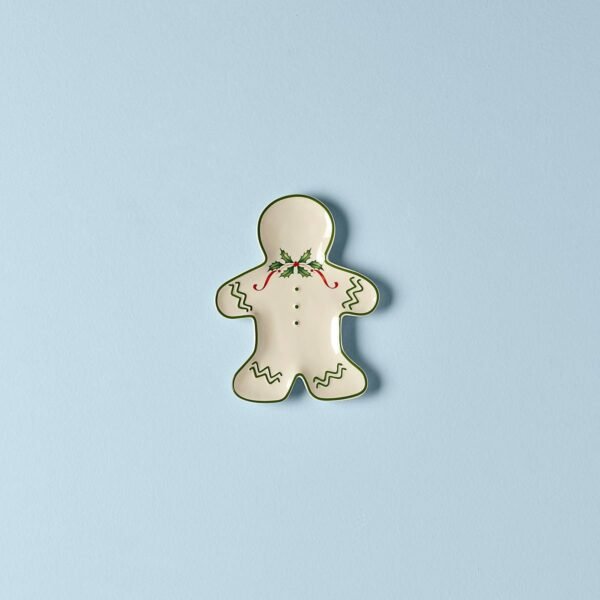 Holiday Gingerbread Man Accent Plate