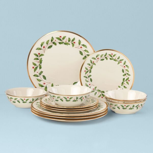 Astonishing Holiday 12-Piece Plate & Bowl Set